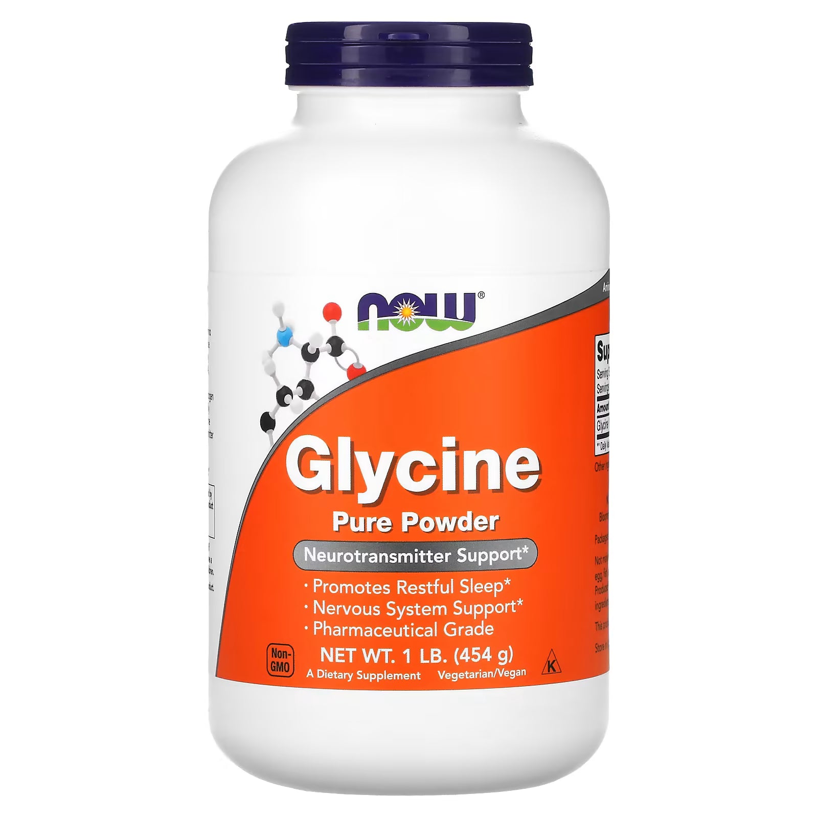 Glycine Pure Powder Sleep & Nervous System (454g)