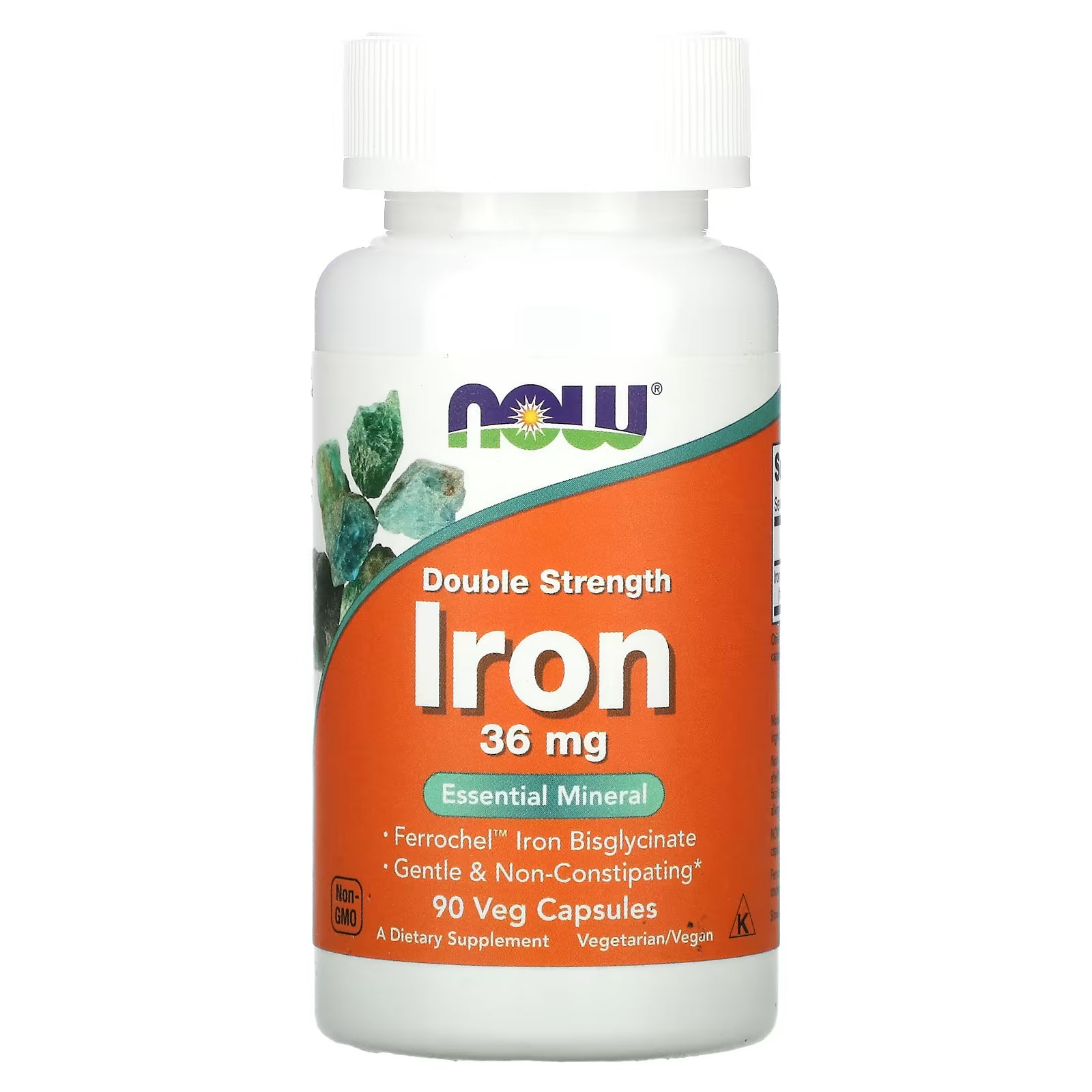 Double Strength Iron 36mg Gentle Absorption (90 Caps)