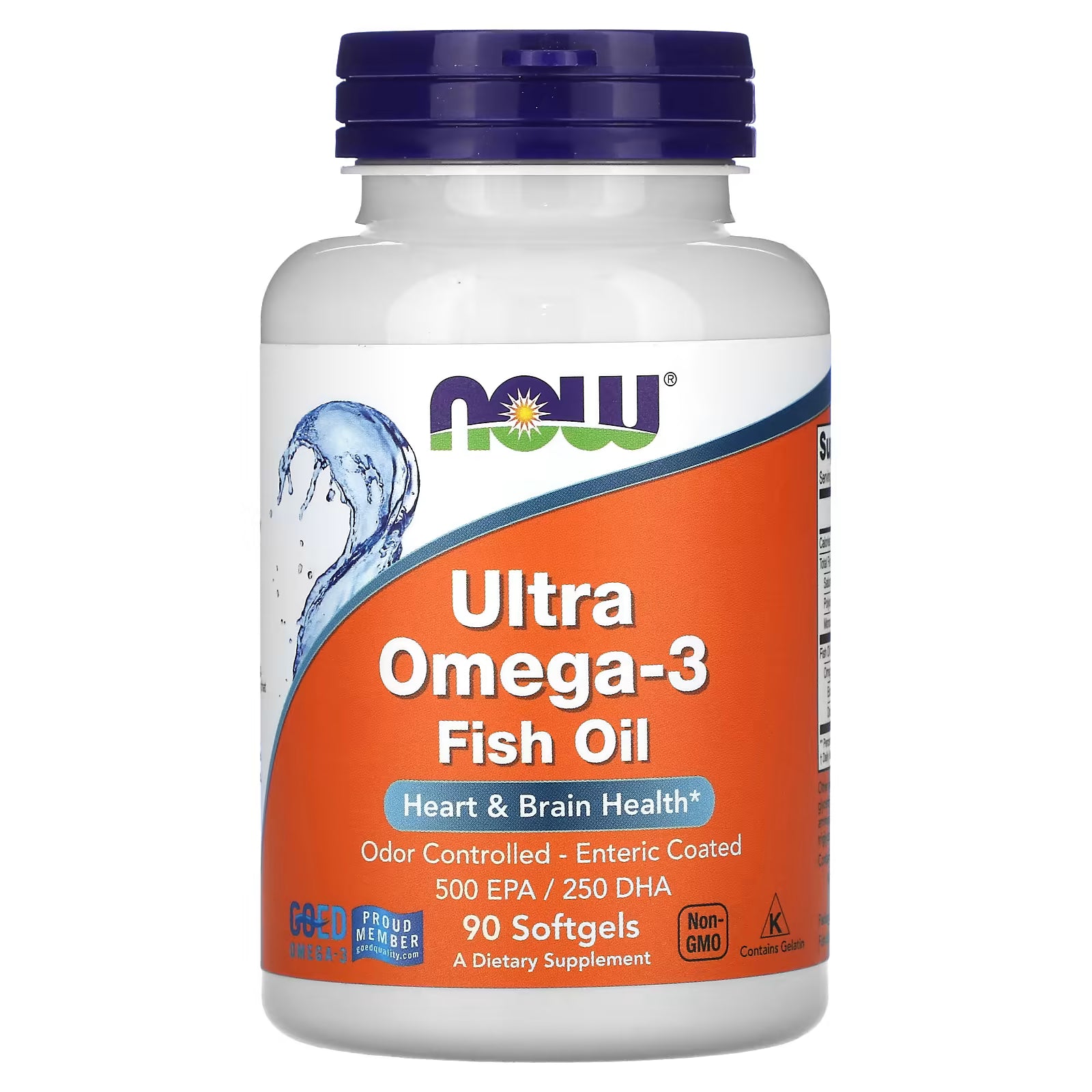 Ultra Omega-3 High Potency Fish Oil (90 Softgels)
