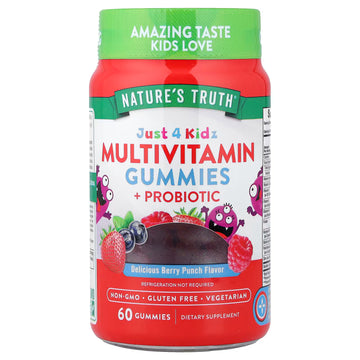 Just 4 Kidz Multivitamin & Probiotic Gummies