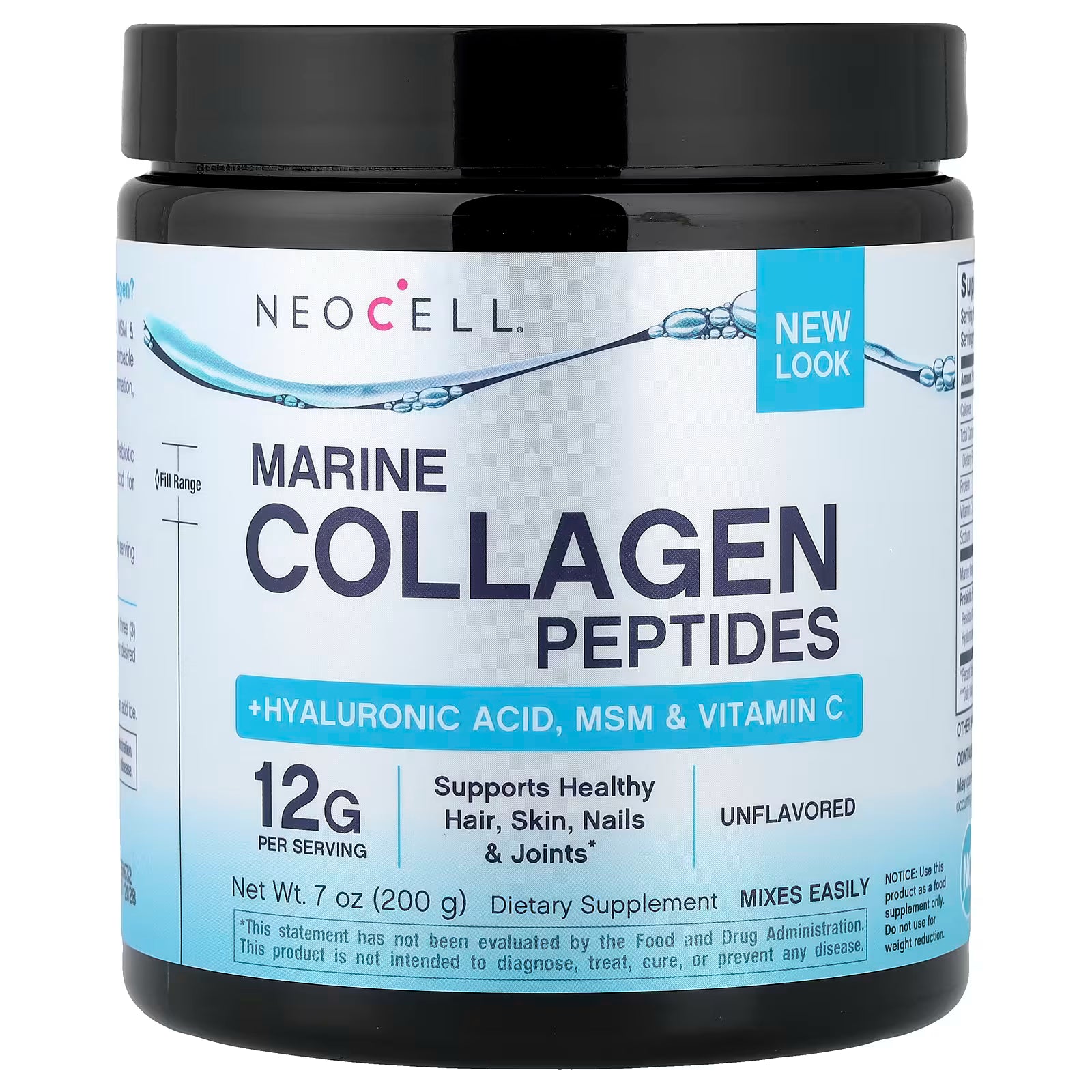 Marine Collagen Peptides + Hyaluronic Acid Powder