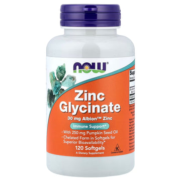 Zinc Glycinate High Bioavailability (120 Softgels)