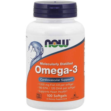 Omega-3 Molecularly Distilled - 180 EPA / 120 DHA