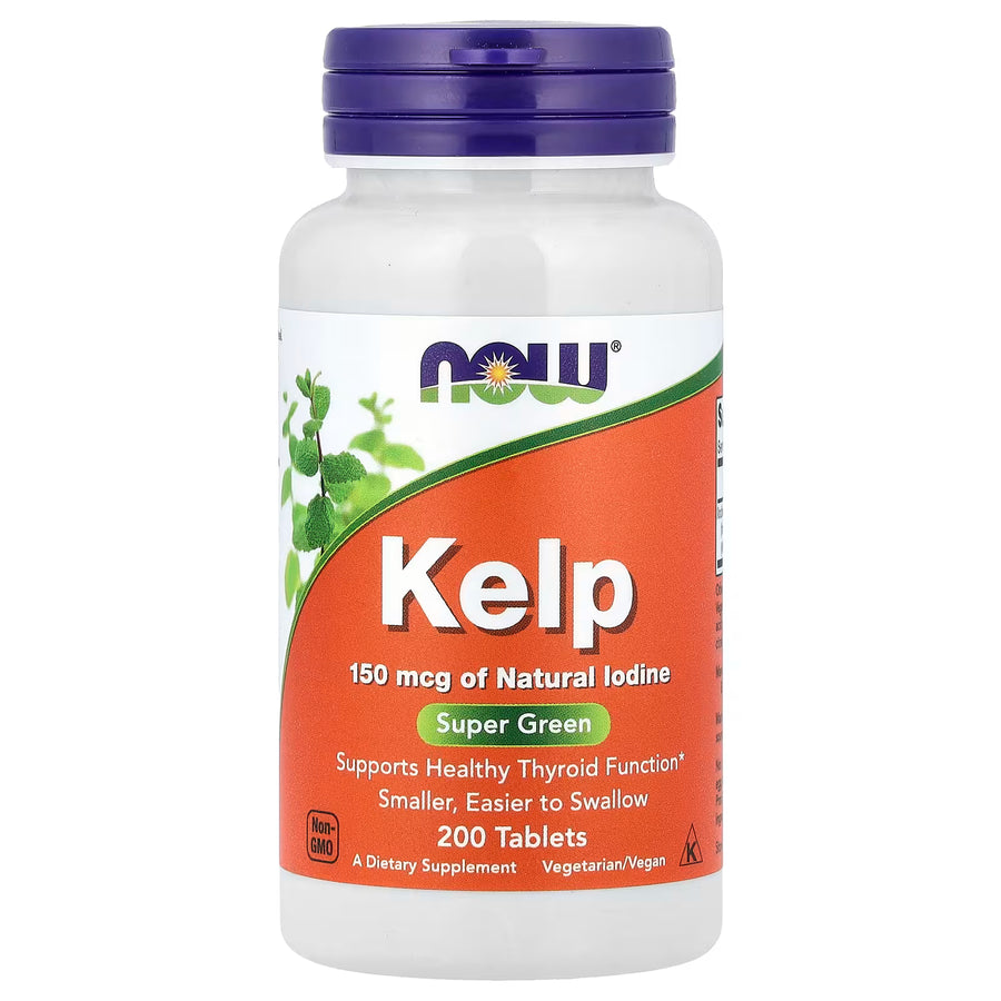 Kelp Pure Iodine Thyroid Support (200 Tabs)