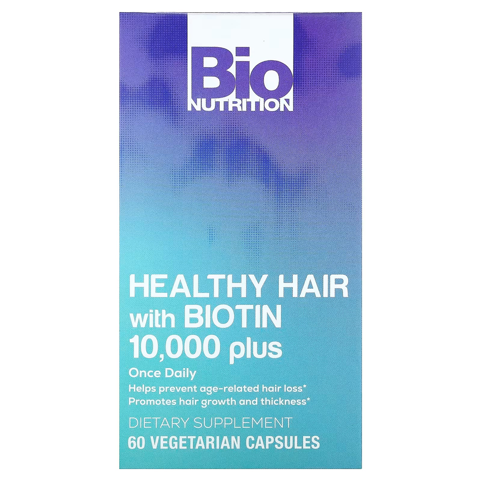 Healthy Hair with Biotin 10,000 Plus