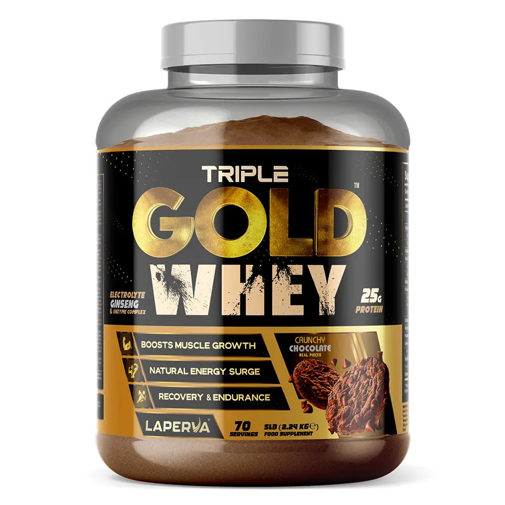 Triple Gold Whey Protein with Ginseng & Electrolytes