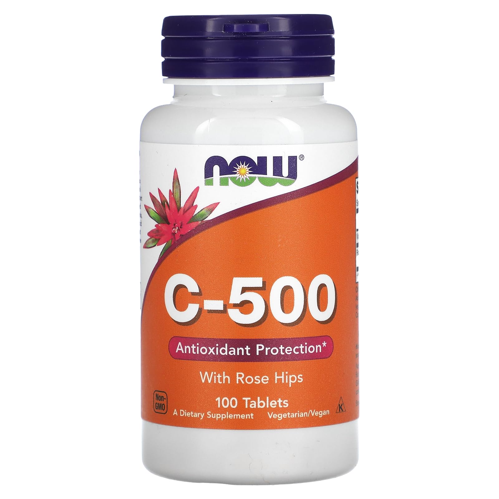 Vitamin C-500 with Rose Hips Antioxidant (100 Tabs)
