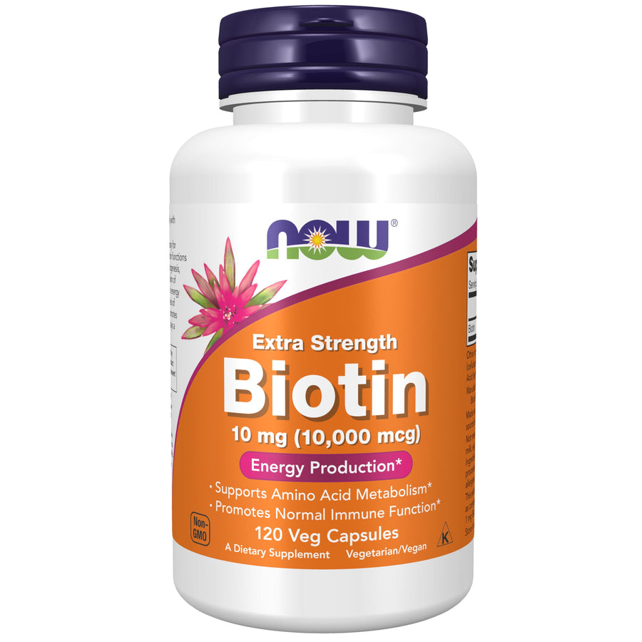 Extra Strength Biotin 10000mcg  Energy Production