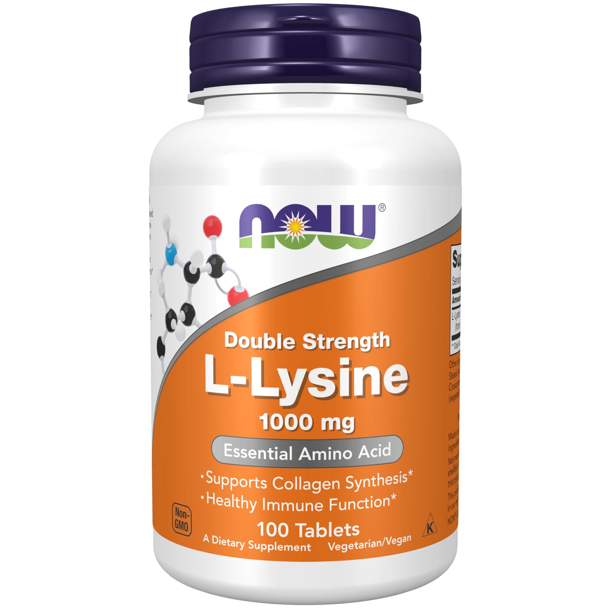 L-Lysine 1000mg Double Strength (100 Tabs)
