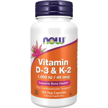 Vitamin D-3 & K-2 - Support for Bones & Heart Health