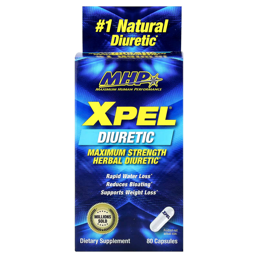 MHP XPEL Maximum Strength Herbal Diuretic (80 Caps)