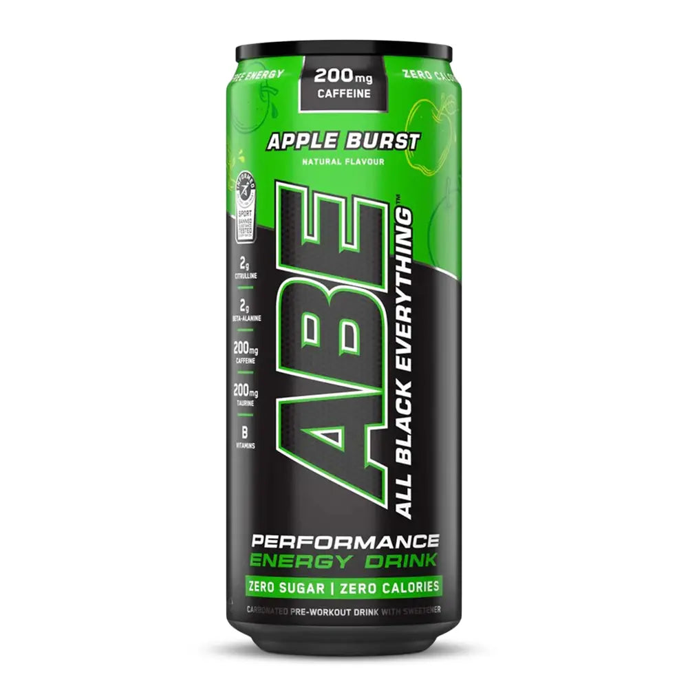 ABE Carbonated Pre-Workout Drink Energy Drink with Zero Sugar