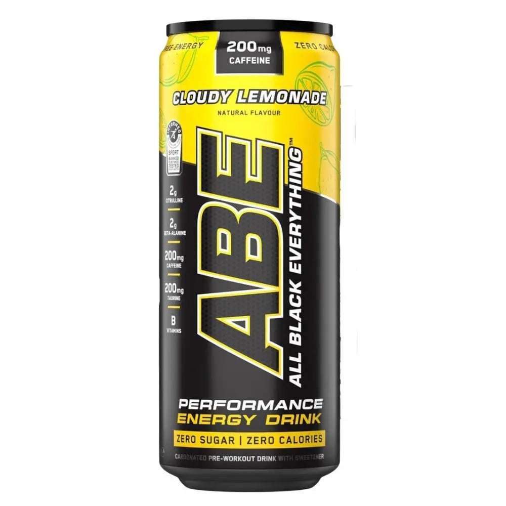ABE Carbonated Pre-Workout Drink Energy Drink with Zero Sugar