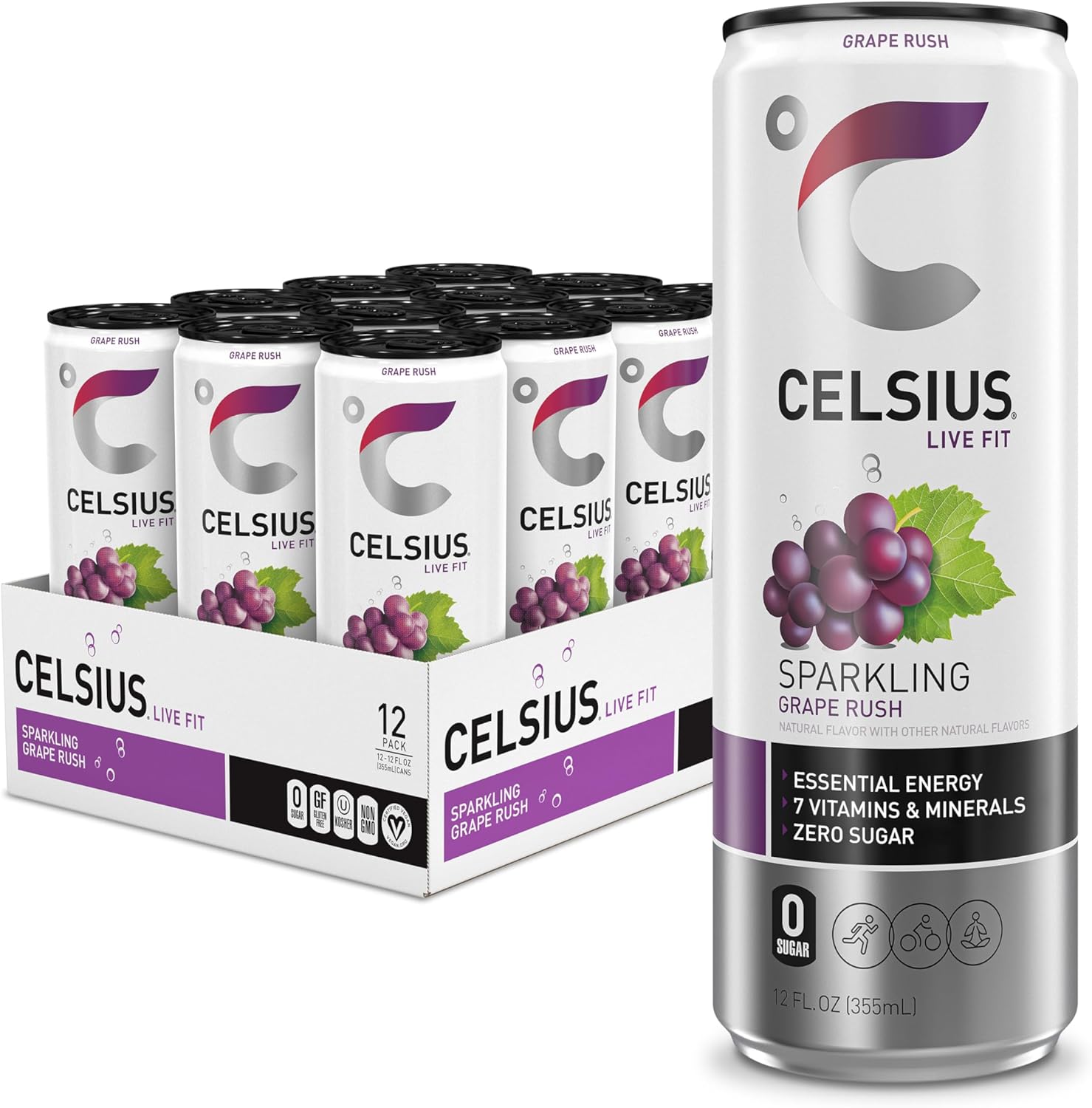 CELSIUS Sparkling Energy Drink Zero Sugar