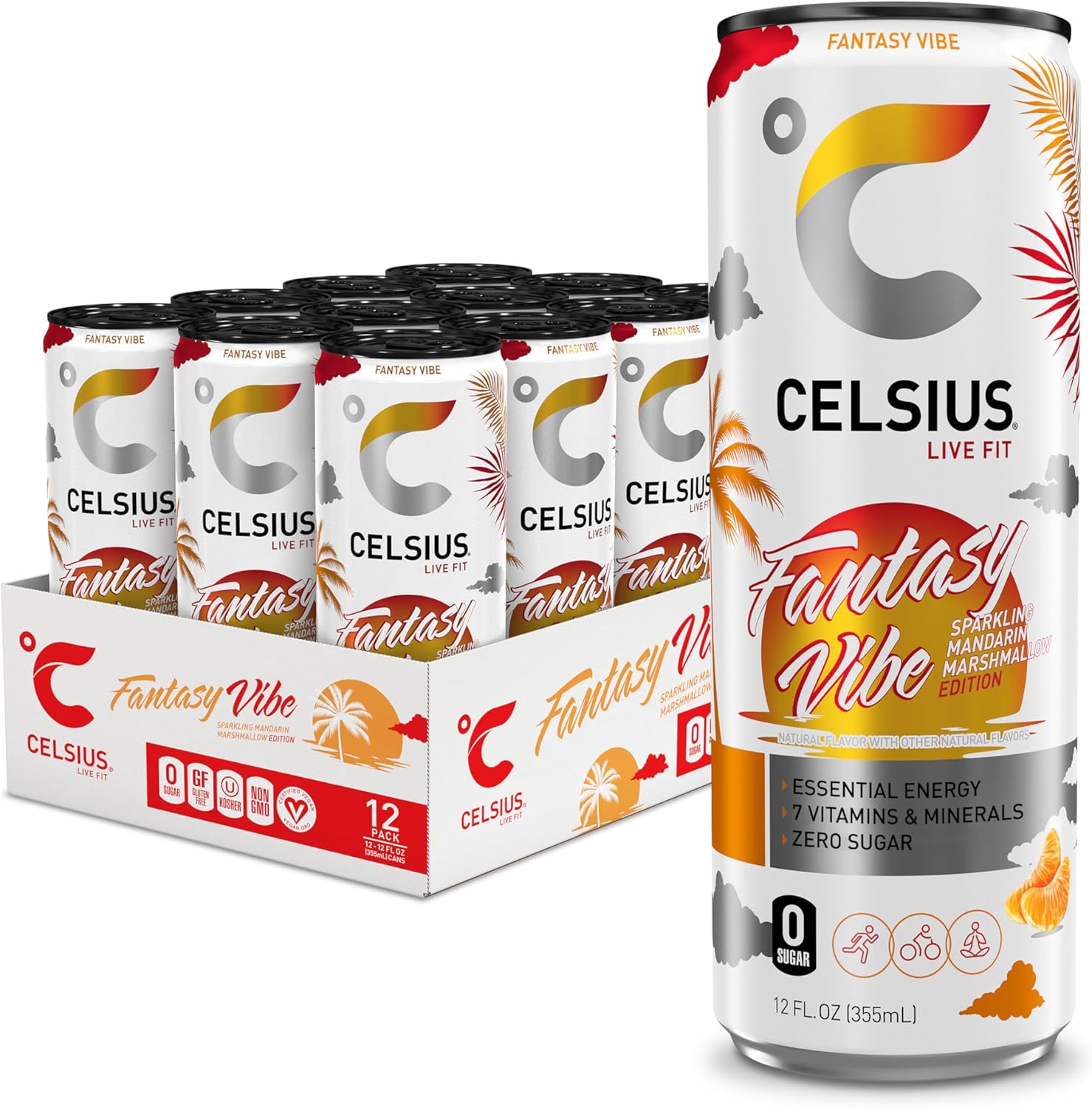 CELSIUS Sparkling Energy Drink Zero Sugar