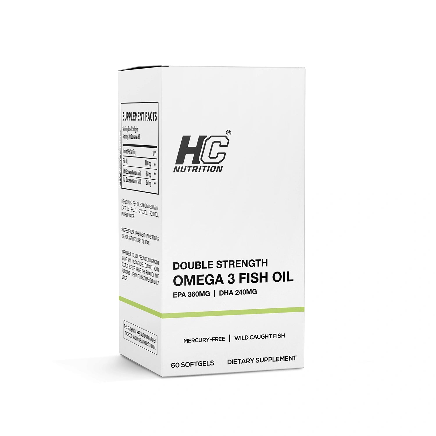Omega 3 Fish Oil Double Strength Softgels