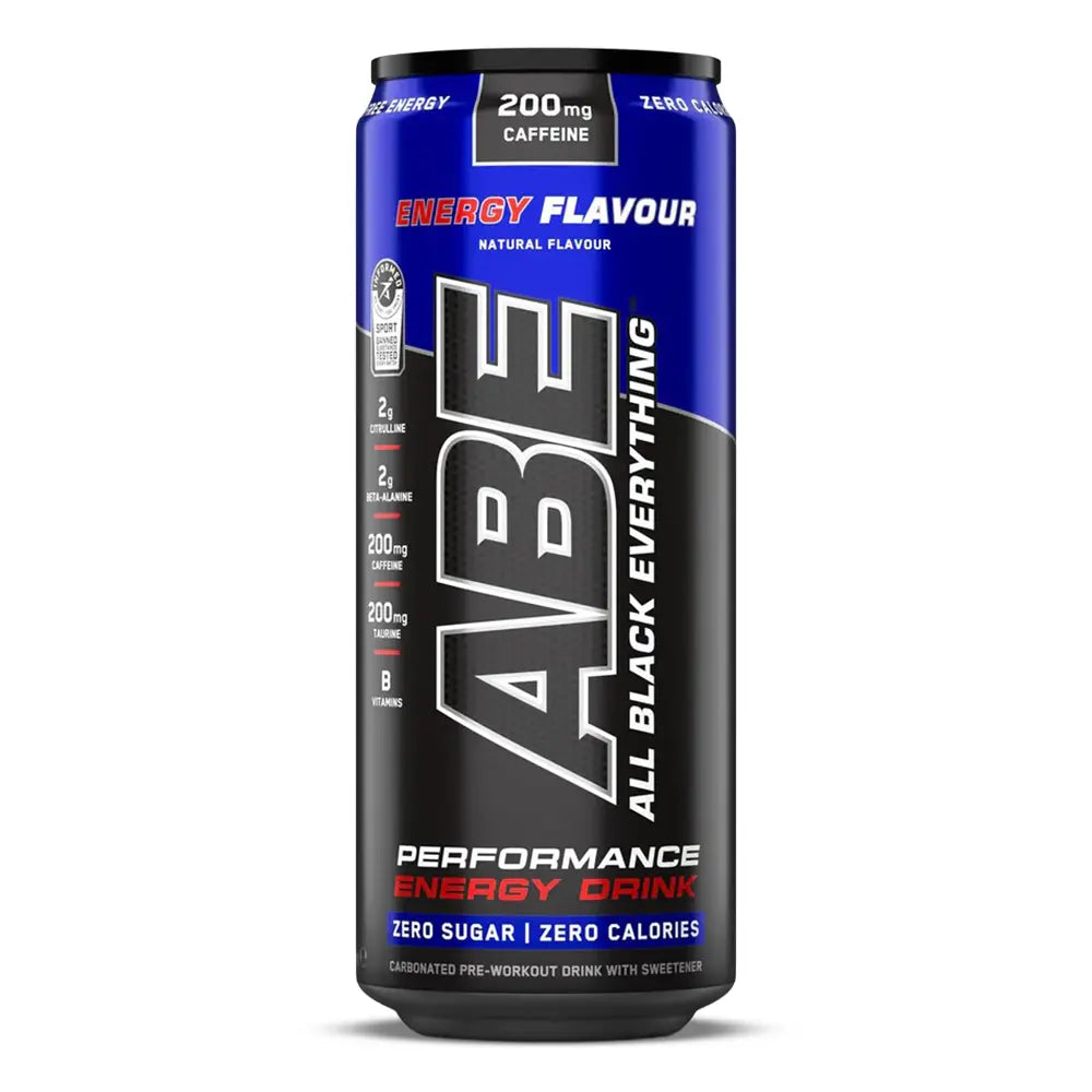 ABE Carbonated Pre-Workout Drink Energy Drink with Zero Sugar