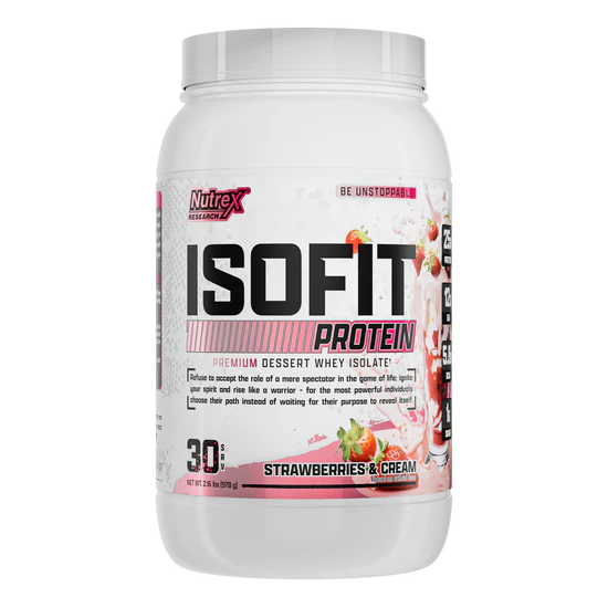 ISOFIT Whey Protein Isolate - 25g Protein & 6g BCAAs