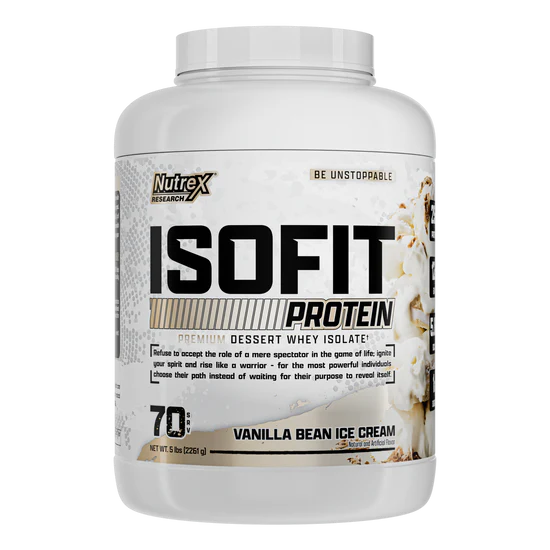 ISOFIT Whey Protein Isolate - 25g Protein & 6g BCAAs