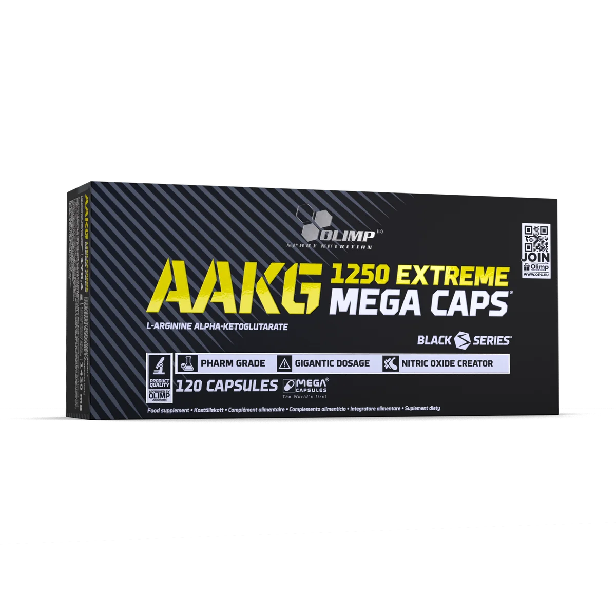 Olimp AAKG Extreme 1250 Mega Caps - L-Arginine Supplement