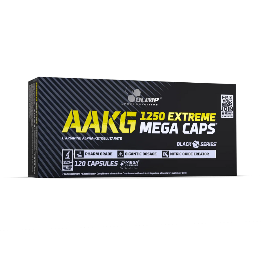Olimp AAKG Extreme 1250 Mega Caps - L-Arginine Supplement