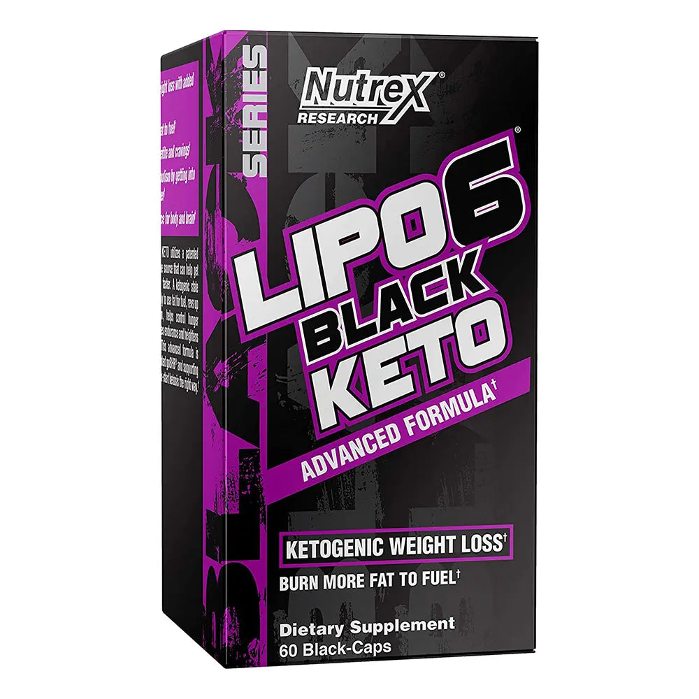 Nutrex Lipo 6 Black Keto - Patented goBHB Ketone Capsules