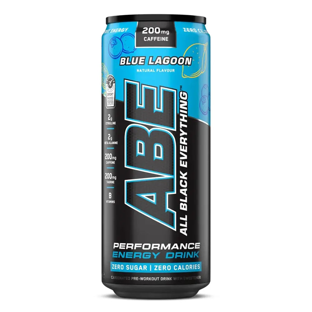 ABE Carbonated Pre-Workout Drink Energy Drink with Zero Sugar