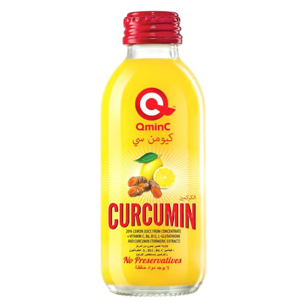 QminC Curcumin Lemon Antioxidant Liquid Supplement (150ml)