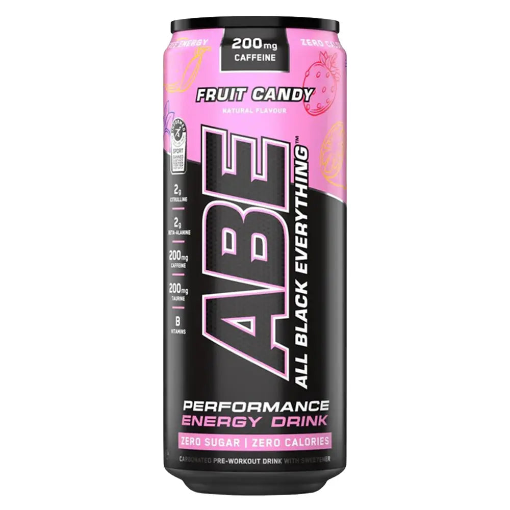 ABE Carbonated Pre-Workout Drink Energy Drink with Zero Sugar