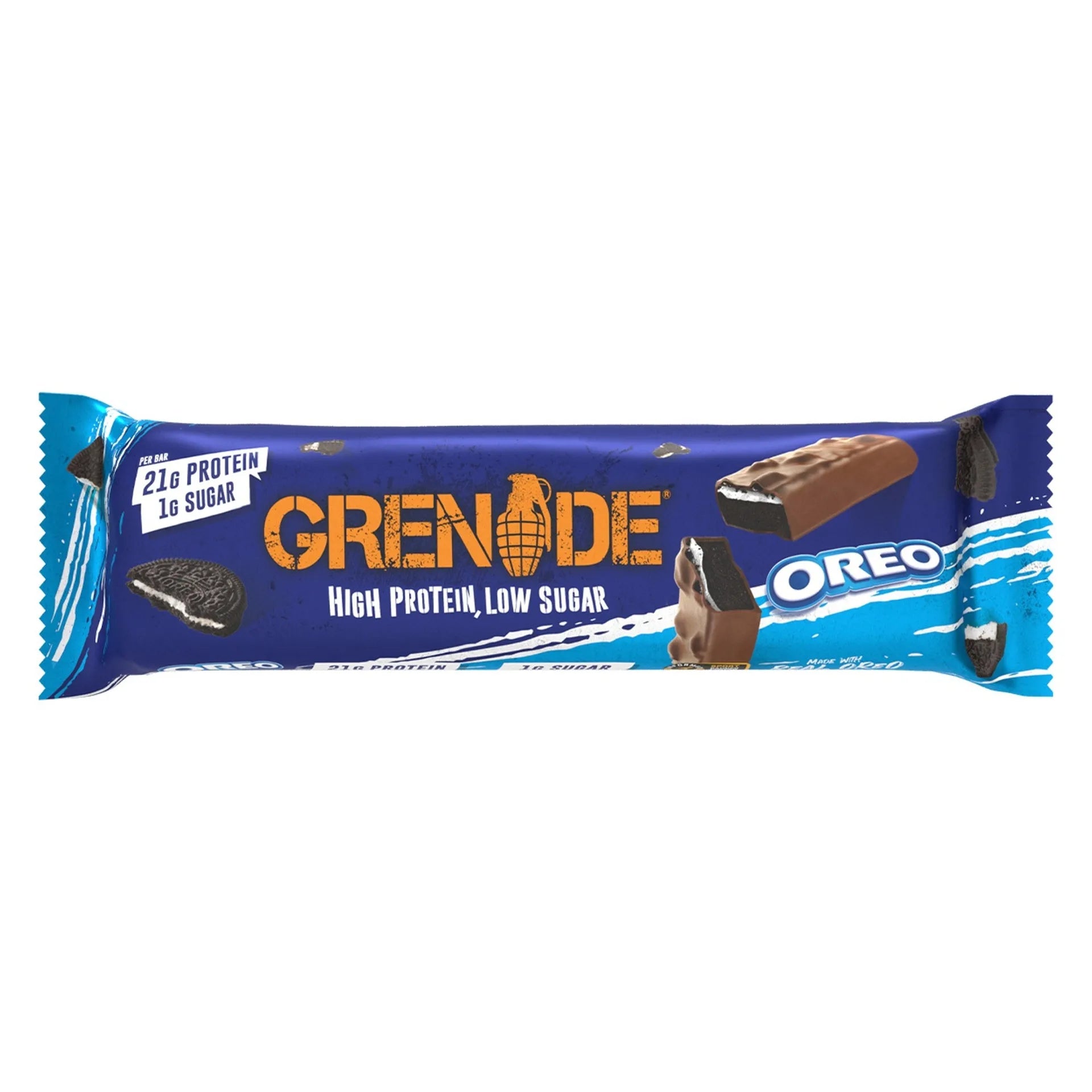 High Protein  Bar Low Sugar Triple-Layered