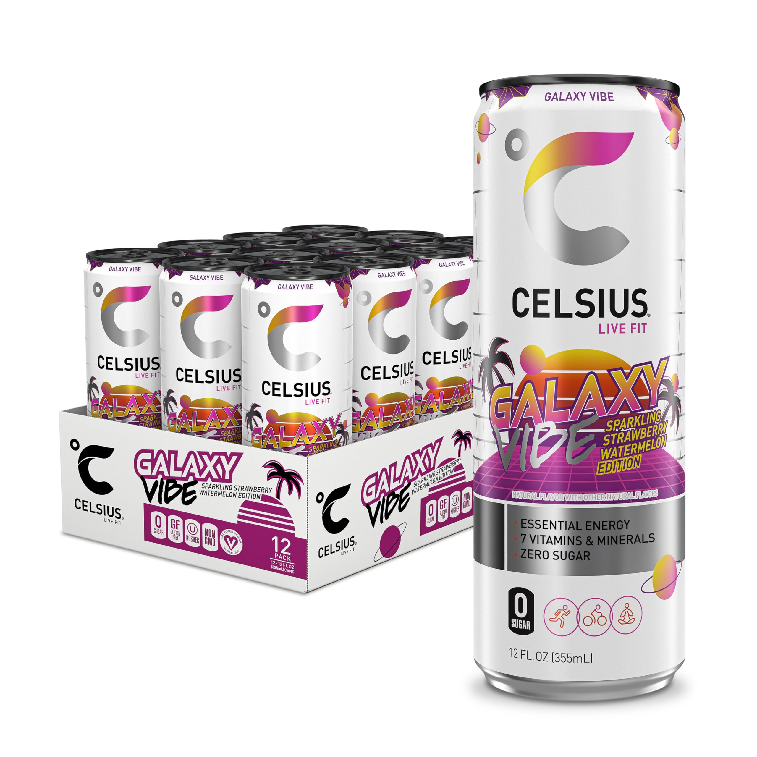 CELSIUS Sparkling Energy Drink Zero Sugar