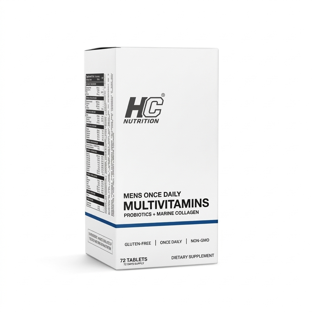 Men's Once Daily Multivitamin with Collagen (60 Caps)