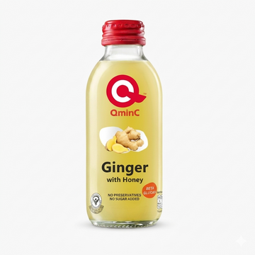 QminC Ginger with Honey Natural Wellness Liquid (150ml)