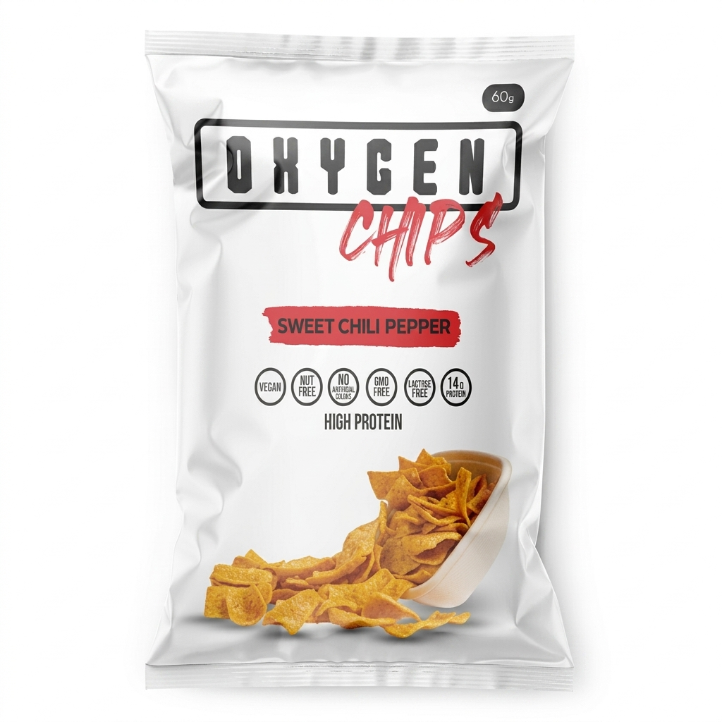 Oxygen Low Carb High Protein Puffs - 50g Fitness Snack