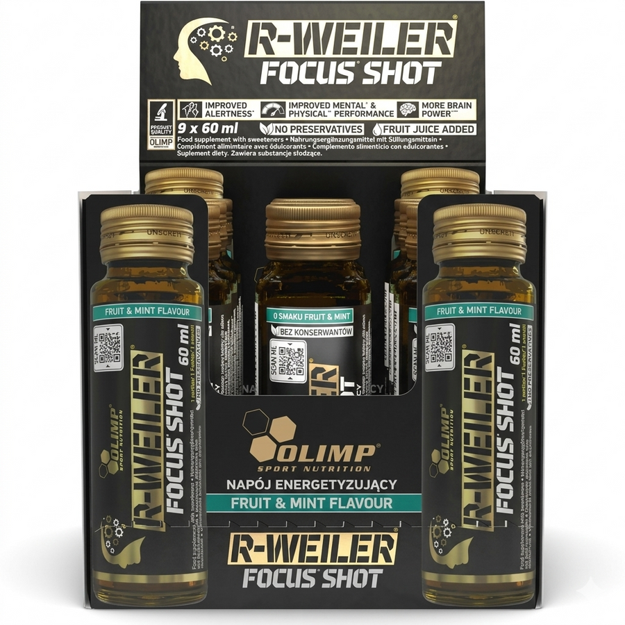 Olimp R-Weiler Focus Shot - 20 x 60ml Energy Performance