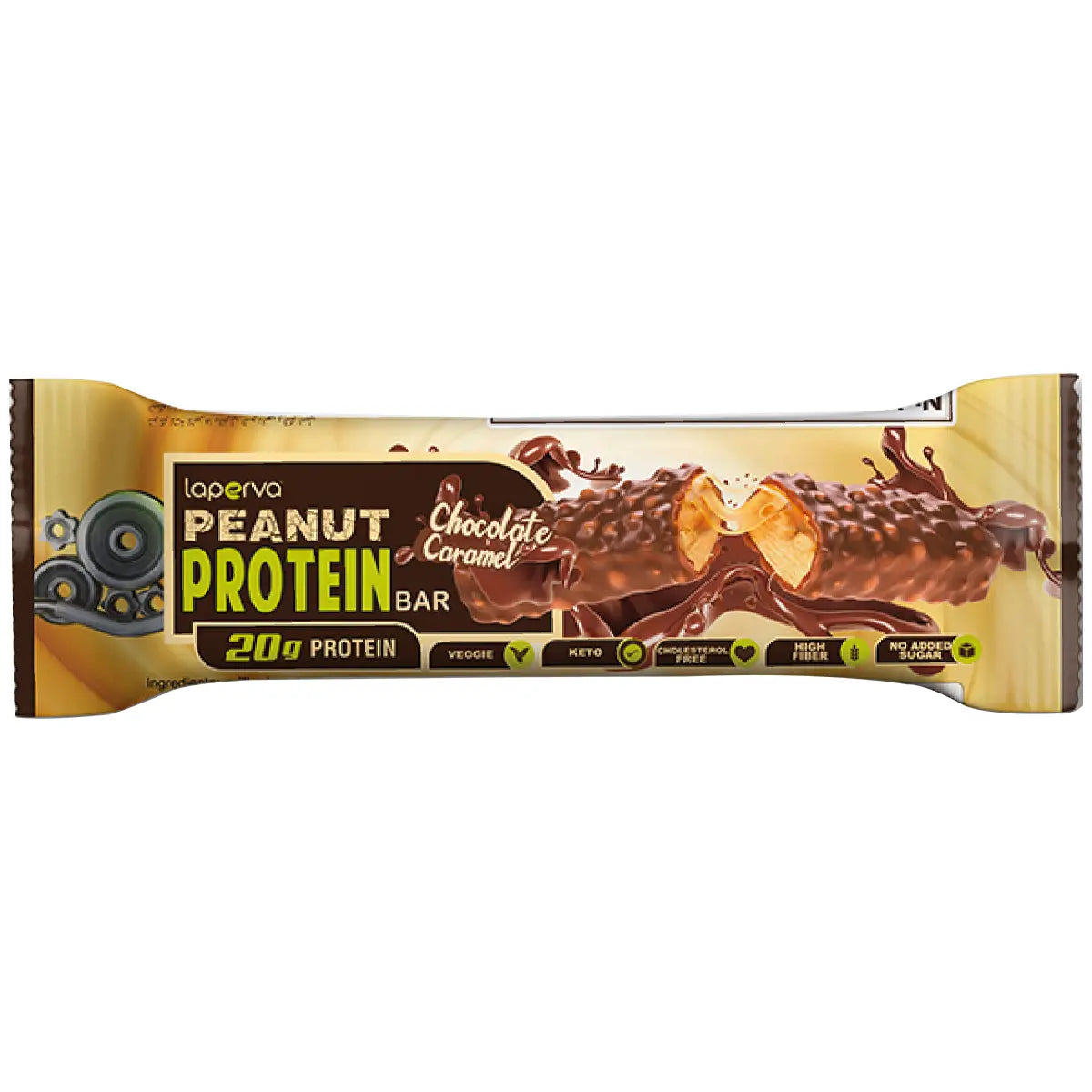 Peanut Protein Bar - Chocolate & Caramel (Single)