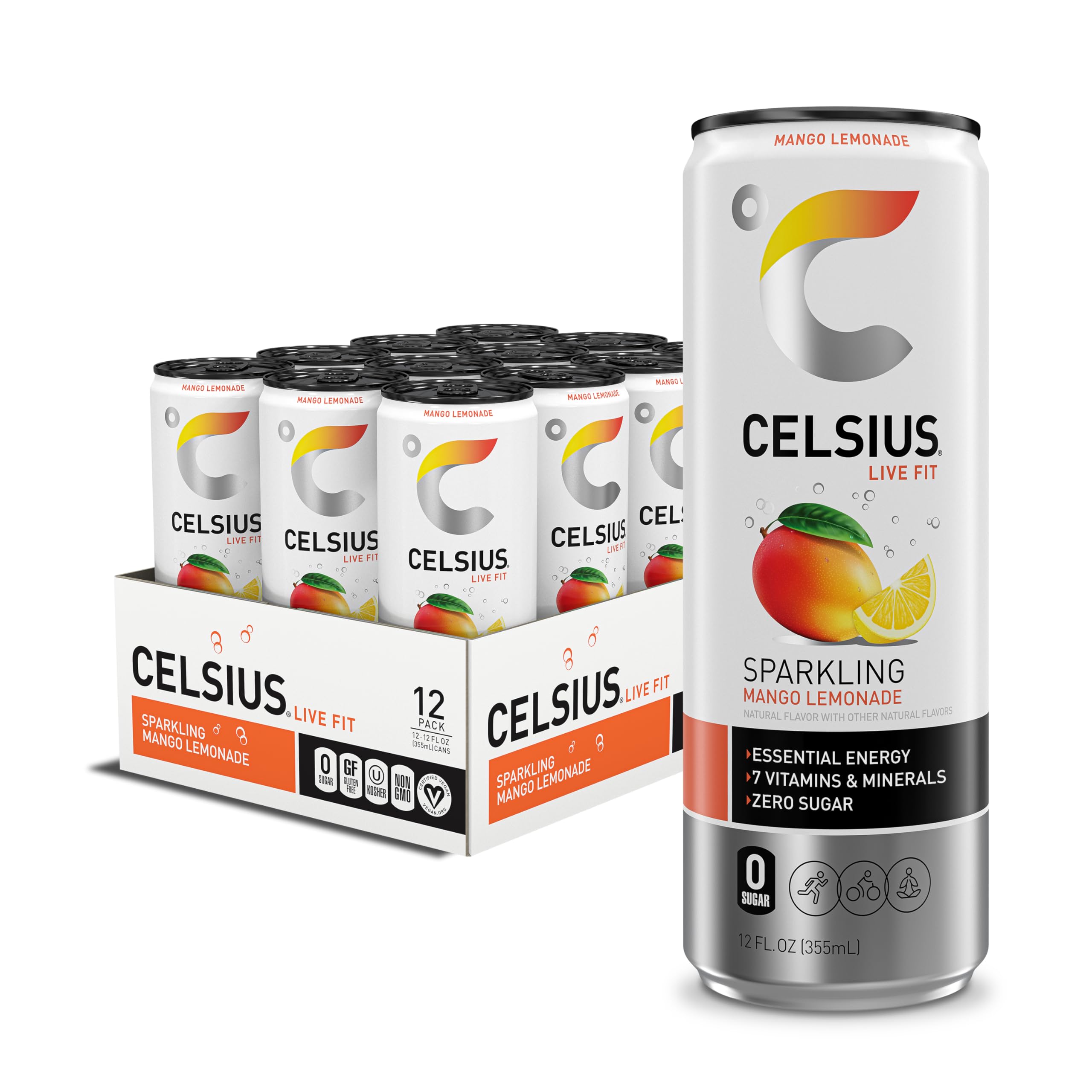 CELSIUS Sparkling Energy Drink Zero Sugar
