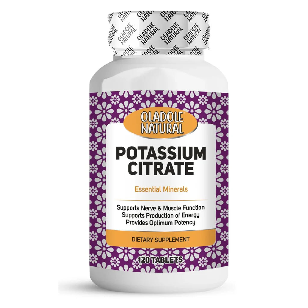 Potassium Citrate 99mg - Electrolyte & Muscle Support