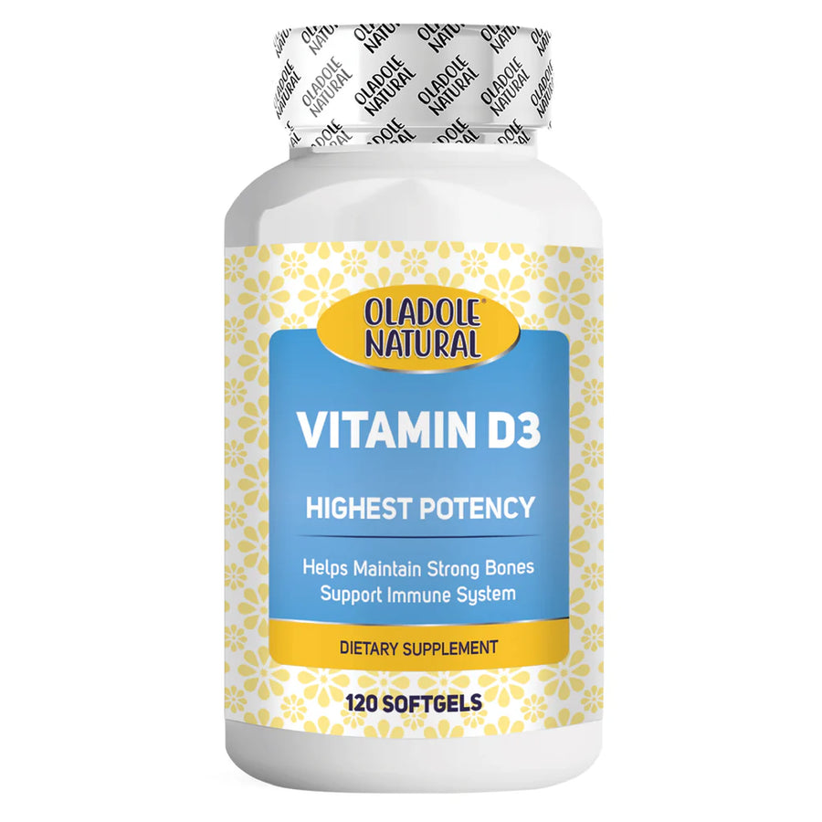 High Potency Vitamin D3 - Support for Bones, Immunity & Mood
