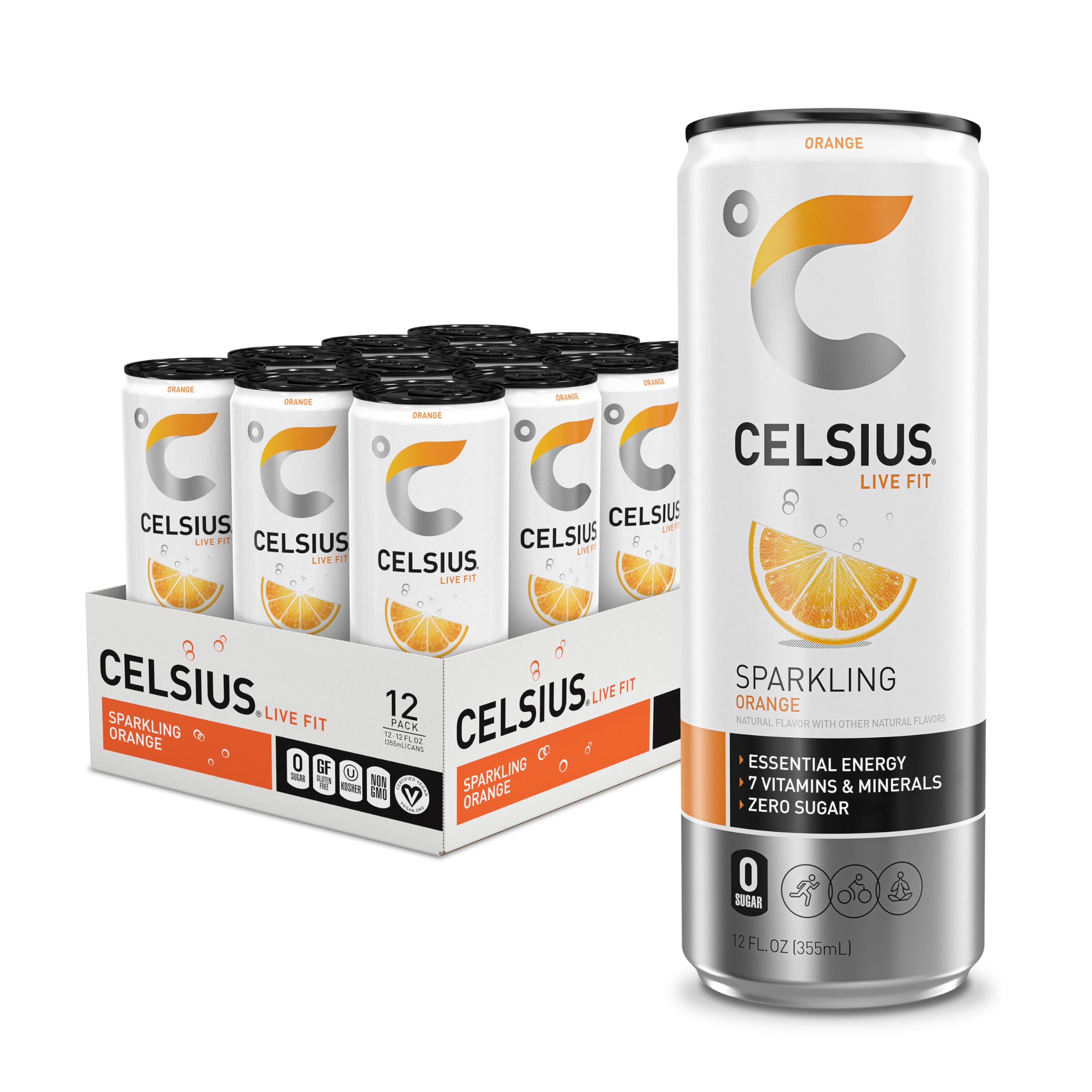 CELSIUS Sparkling Energy Drink Zero Sugar