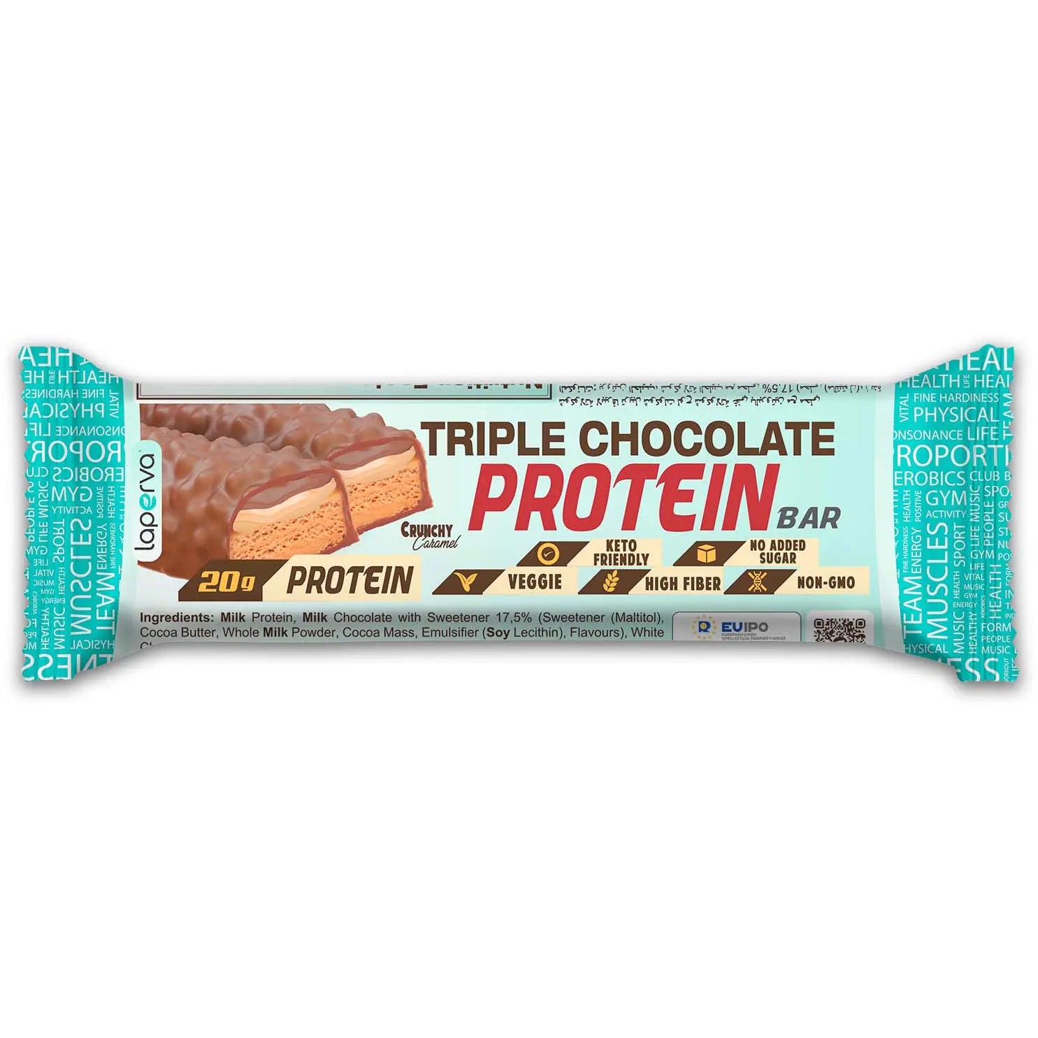 Triple Chocolate Crunchy Caramel Protein Bar (20g Protein)