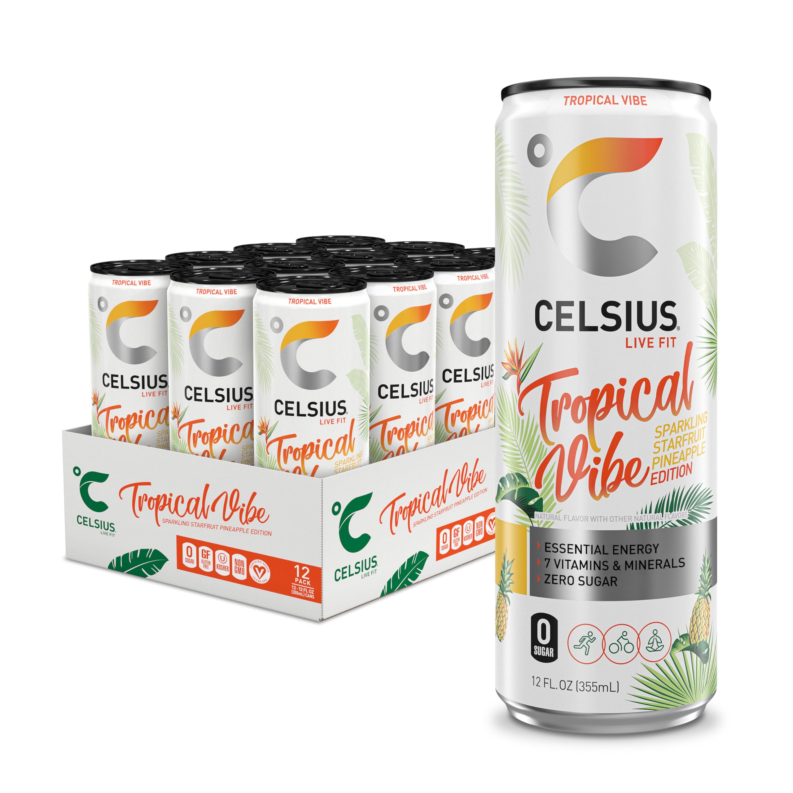 CELSIUS Sparkling Energy Drink Zero Sugar